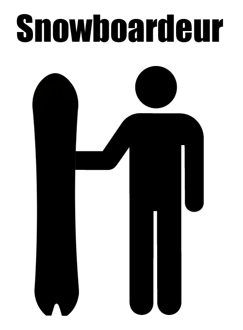 Freerideur Snowboard